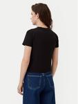 Облегающая футболка Script Institutional J20J224984 Calvin Klein Jeans, черный - фото 3