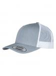 Бейсболка Flexfit Trucker, цвет heather/white - фото 3