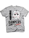 Футболка серого цвета Friday The 13th - фото