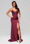 Ombre Вечернее платье в цвете бордо - фото 3