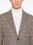 Tagliatore пиджак в клетку, серый - фото 4