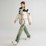 Пуховик унисекс MATCHA STORY, Черный - фото 4