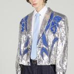 GUCCI Мужской галстук синий - фото 3