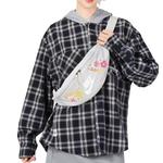 Nike Тканевая поясная сумка унисекс белая - фото 10