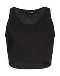 Кроп-топ Dsquared2, черный - фото