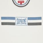 Топ Supreme Warm Up Stripe Short-Sleeve Top, белый - фото 2