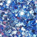 Пудра для ногтей - Gemstone Effect BLUE, Raisin - фото 2