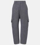 Штаны карго из кашемира Azaria Lisa Yang, Graphite - фото