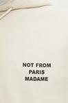 Хлопковая толстовка Drôle de Monsieur, бежевый - фото 6