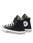 Кеды детские Converse высокие комбинированные, черный - фото 3