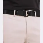 Современные шорты из твила приталенного кроя + ремень Calvin Klein, бежевый - фото 4