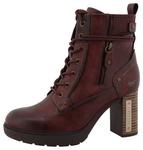 Ботильоны на шнуровке MUSTANG, Dark brown - фото