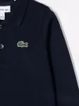 Рубашка поло с нашивкой-логотипом Lacoste Kids, синий - фото 3