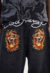 Расклешенные джинсы EXPLODING SKULL XXTRA Ed Hardy, черный - фото