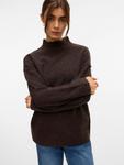 Свитер VERO MODA VMILSE, шоколадный - фото 6