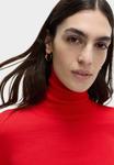 Джемпер Marks & Spencer ROLL NECK, Chilli/Mottled Red - фото 3