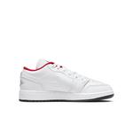 Кроссовки 1 low 'white gym red black' Air Jordan, белый - фото 2