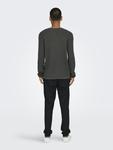 Пуловер Only&Sons Pullover, цвет grey pinstripe - фото 4
