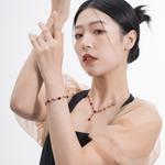 Clect Потертый браслет для женщин Gold/Red - фото 12