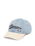 Джинсовая кепка с логотипом AAPE BY *A BATHING APE, синий - фото