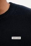 Хлопковый свитер Guess Jeans, темно-синий - фото 5