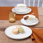 Чайный сервиз Lido Black Line маленький, 18 предметов Seltmann Weiden, белый черный - фото 2