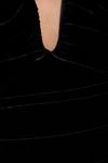 Бархатное платье Bardot, черный - фото 6