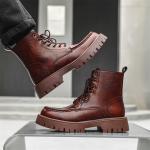 Мужские ботинки Cahhrrn X Martin Boot Men Beige Weishibangwei - фото 10