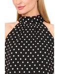Топ CeCe Sleeveless Halter Top With Back Bow, цвет Rich Black - фото 3