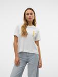 Футболка VERO MODA VMBerta Mette, White - фото 2