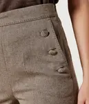 Брюки Flare fit Marella, серый - фото 4