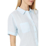 Рубашка Lilly Pulitzer Lynnie Button-Down, цвет Hydra Blue X Resort White - фото 3