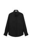 Блуза Mango LONG SLEEVED FLOWING , Black - фото 7