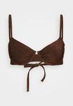 Верх бикини SWIM WIRE SENNA Lindex, темно-коричневый - фото 5