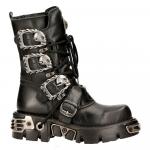 391 S1 Ботинки Reactor Goth Metallic Black New Rock - фото 2