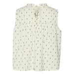 Блуза Vero Moda Lulu Dobby, бежевый - фото 2