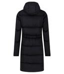 Пальто детское Tommy Hilfiger длинное с искусственным мехом, черный - фото 4