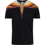 Футболка с принтом Solfolk Wings Marcelo Burlon, черный - фото