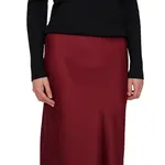 Юбка Vila Ellette midi skirt, красный - фото 6