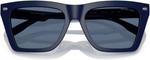 Michael Kors мужские солнцезащитные очки Mk2225u Pebble Beach Universal Fit Square, Navy Solid/Blue Solid - фото 5