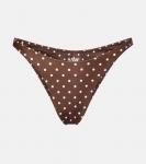 Бюстгальтер в горошек 90-х Same, Brown Polka Dot - фото