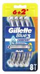 Gillette Blue3 Comfort бритва для мужчин, 8 шт. - фото