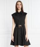 Платье с поясом анацета Pinko, черный - фото 3