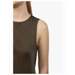 Платье Second Female Eddie sleeveless long, коричневый - фото 4