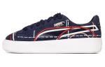 Кроссовки PUMA Suede Platform Courture 'Blue Red' Women's - фото