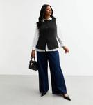 Жилет CURVES BUTTON UP New Look Curves, черный - фото 2