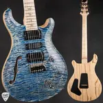 PRS Paul Reed Smith Eddie's Guitars Wood Library Special Semi-Hollow с фигурным кленовым грифом - Выцветшие синие джинсы - фото