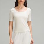 Футболка Hold Tight от Lululemon, цвет экрю/бежевый - фото 5