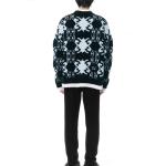 WE11DONE Свитер FW21 Unisex Black Blue - фото 5