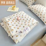 LUOLAI HOME Постельное белье, 150x200 см, 1,8 кг, летнее одеяло, три предмета, hapi bear - фото